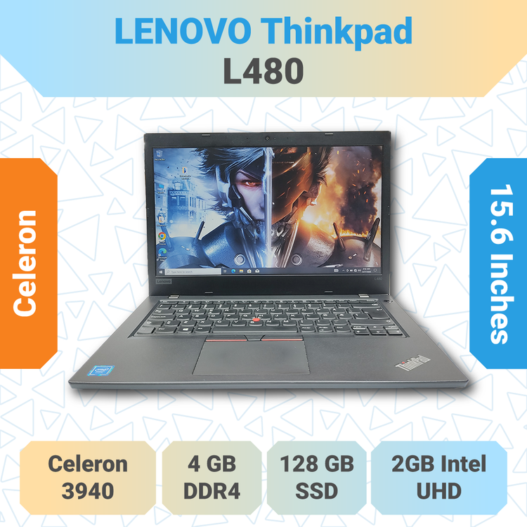 Lenovo ThinkPad L480 لپتاپ مناسب برنامه نویسی و کارهای اداری با طراحی مقاوم تینکپد و عملکرد پایدار برای کاربران حرفهای
